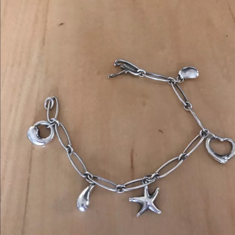 Tiffany & co.  Elsa Peretti 5 charm bracelet